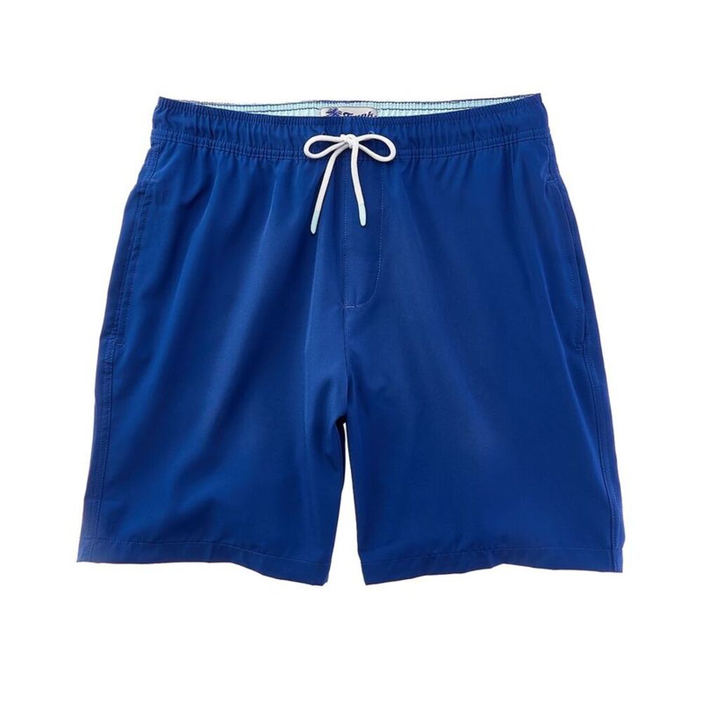 Trunks Surf & Swim Co. Mens  Comfort Lined Swim Short, Blue